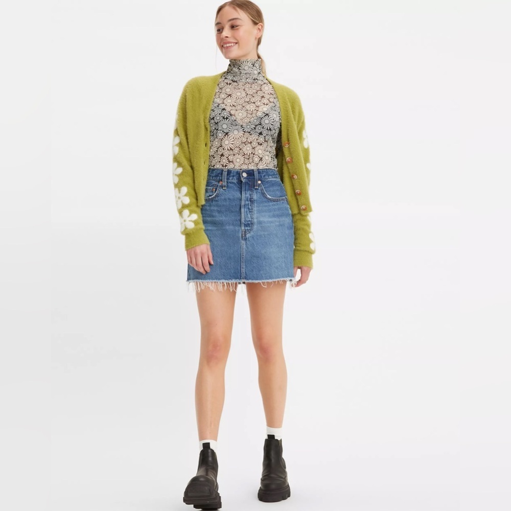 Levi’s Ribcage Denim Skirt